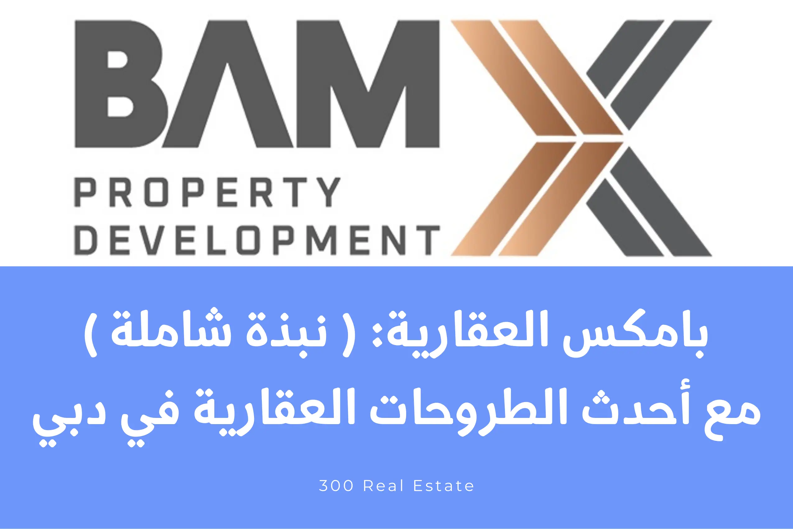 بامكس العقارية: ( نبذة شاملة ) مع أحدث الطروحات العقارية في دبي